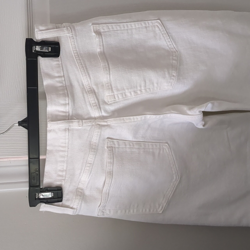 Gap White Wide-Leg Women's Jeans | High Rise Stride Ankle | 26S/2P - Picture 4 of 4